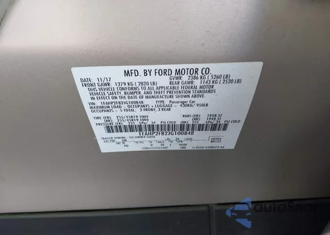 2018 Ford Taurus Limited z USA, uszkodzony, nr VIN 1FAHP2F82JG100848